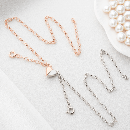 Magnetic Heart Couple Friendship Bracelet Set