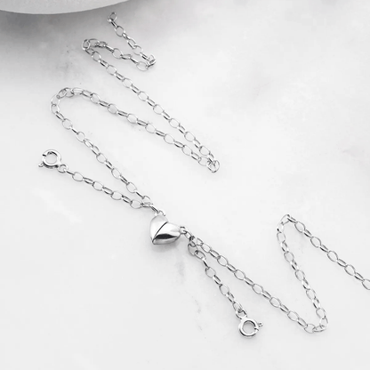 Magnetic Heart Couple Friendship Bracelet Set