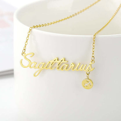 Zodiac Necklaces Gold Vermeil Horoscope Jewelry for Girls