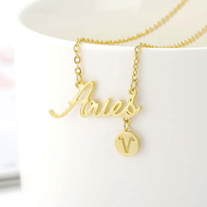 Zodiac Necklaces Gold Vermeil Horoscope Jewelry for Girls