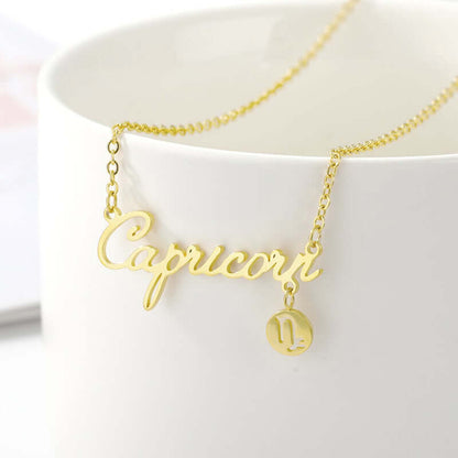 Zodiac Necklaces Gold Vermeil Horoscope Jewelry for Girls