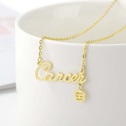 Zodiac Necklaces Gold Vermeil Horoscope Jewelry for Girls