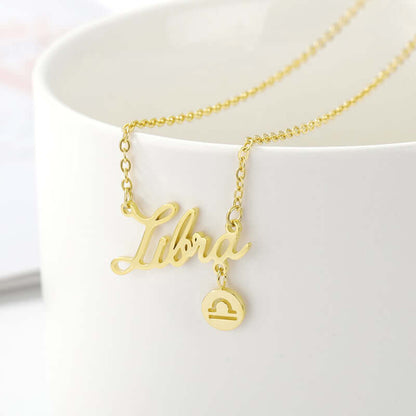 Zodiac Necklaces Gold Vermeil Horoscope Jewelry for Girls