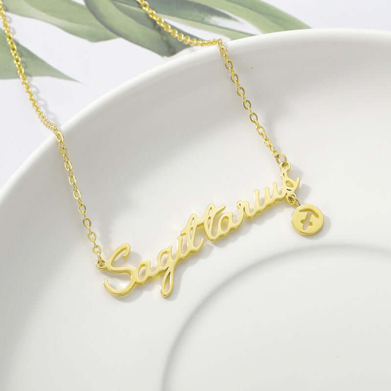 Zodiac Necklaces Gold Vermeil Horoscope Jewelry for Girls