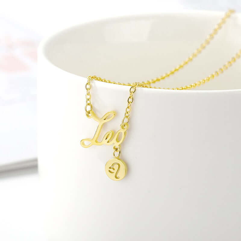 Zodiac Necklaces Gold Vermeil Horoscope Jewelry for Girls