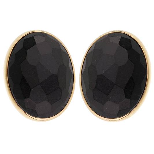 Pothtmellato 17.90ct Black Jet 18k Rose Gold Earrings