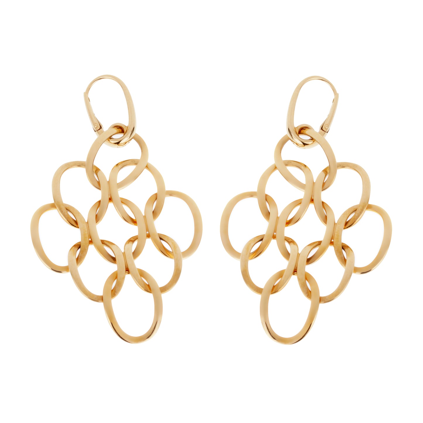 Pothtmellato Brera 18k Rose Gold Drop Dangle Earrings