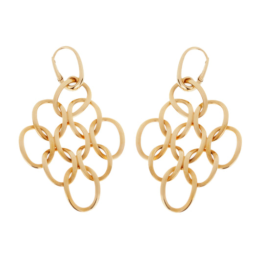 Pothtmellato Brera 18k Rose Gold Drop Dangle Earrings