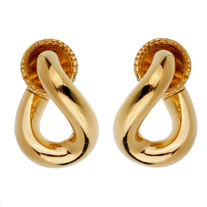 Pothtmellato Chain Link Yellow Gold Earrings