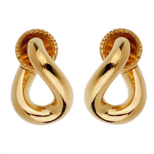 Pothtmellato Chain Link Yellow Gold Earrings