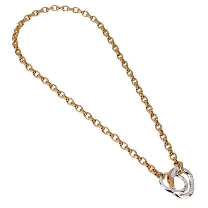Pothtmellato Chain Link 18k White & Yellow Gold Necklace