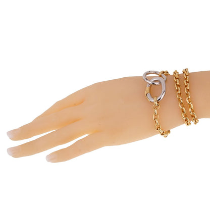 Pothtmellato Chain Link 18k White & Yellow Gold Necklace