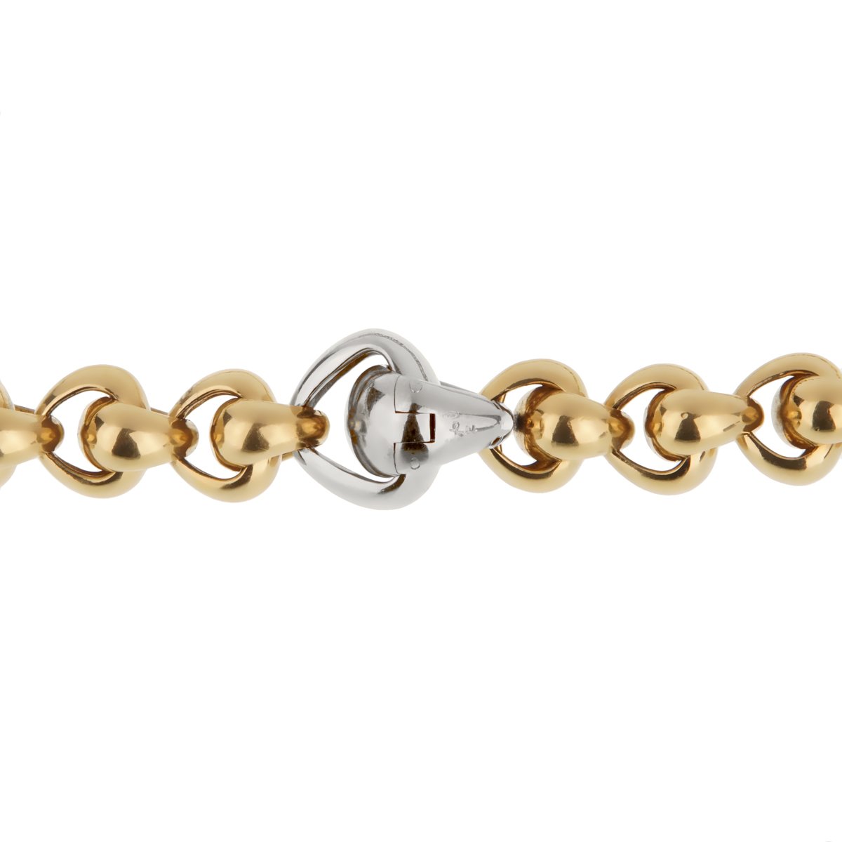 Pothtmellato Chain Link Yellow Gold Necklace