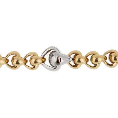 Pothtmellato Chain Link Yellow Gold Necklace