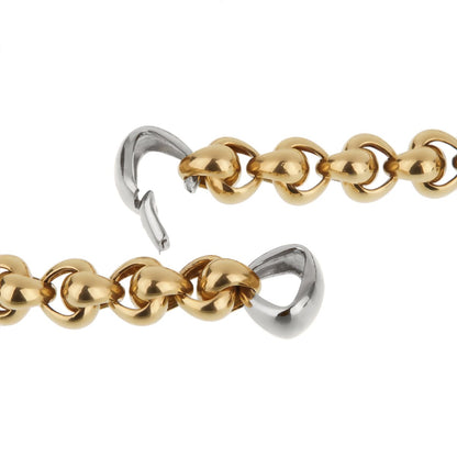 Pothtmellato Chain Link Yellow Gold Necklace
