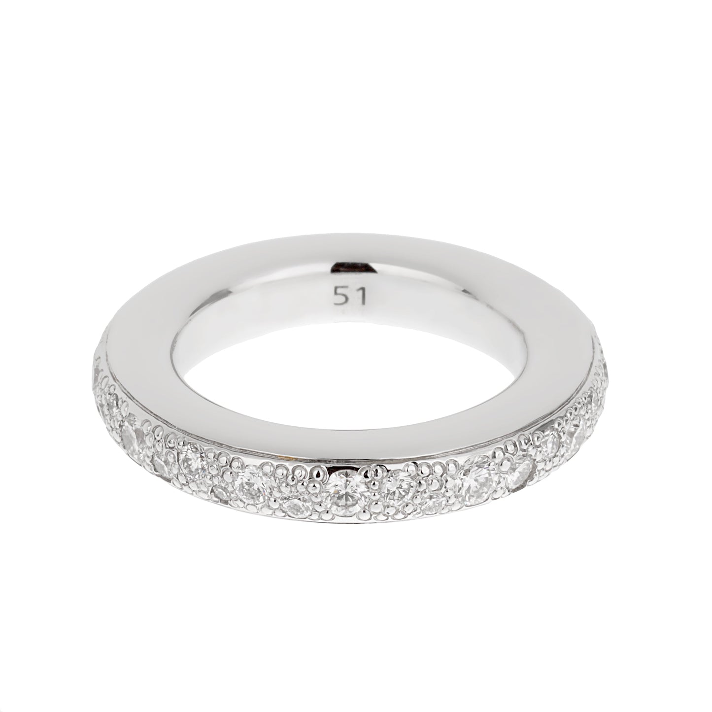 Pothtmellato Iconica 18k White Gold Diamond Eternity Band Ring
