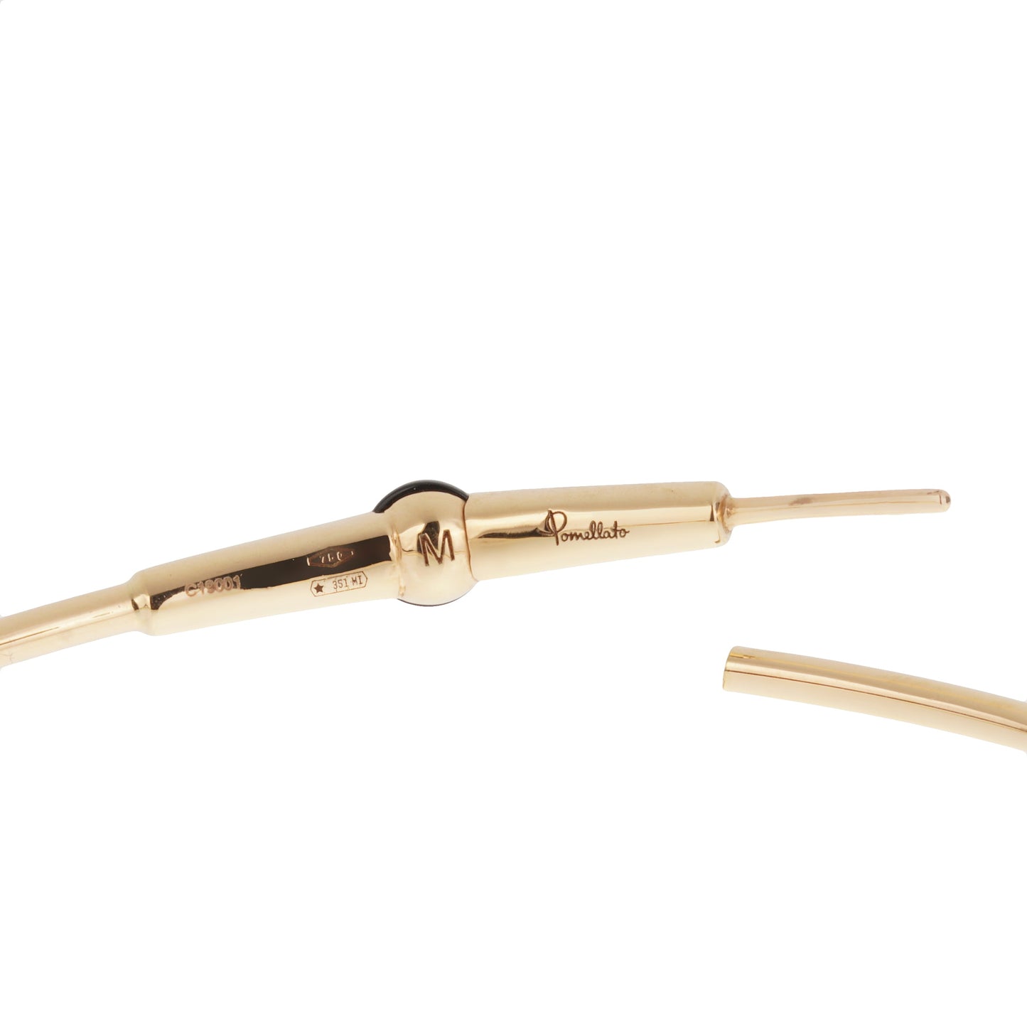 Pothtmellato M'ama Non M'ama 18k Rose Gold Onyx Diamond Bracelet