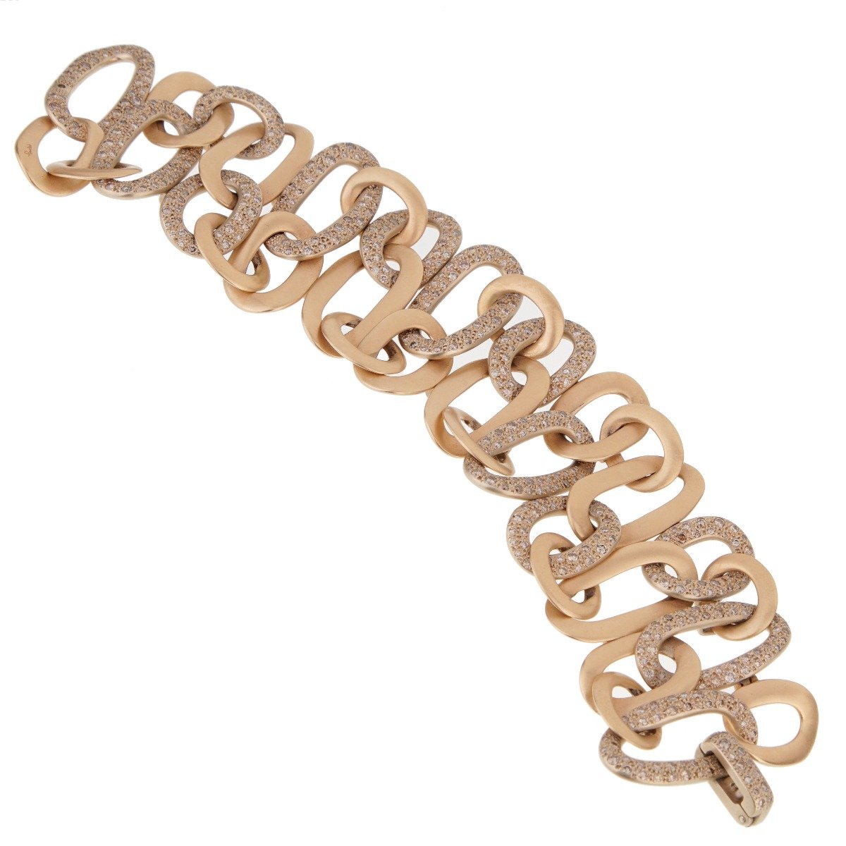 Pothtmellato Rose Gold Fancy Diamond Bracelet