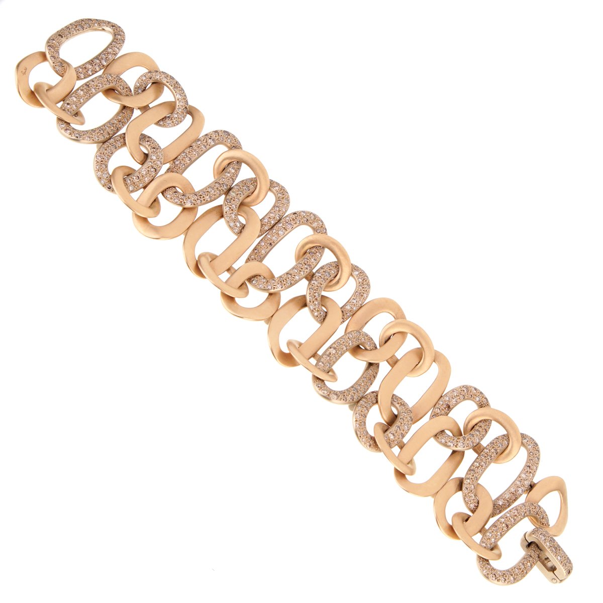 Pothtmellato Rose Gold Fancy Diamond Bracelet