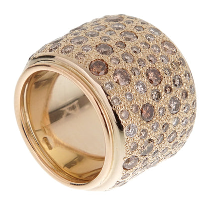 Pothtmellato Sabbia Diamond Band Gold Ring