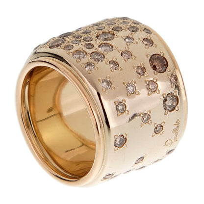 Pothtmellato Sabbia Diamond Band Gold Ring