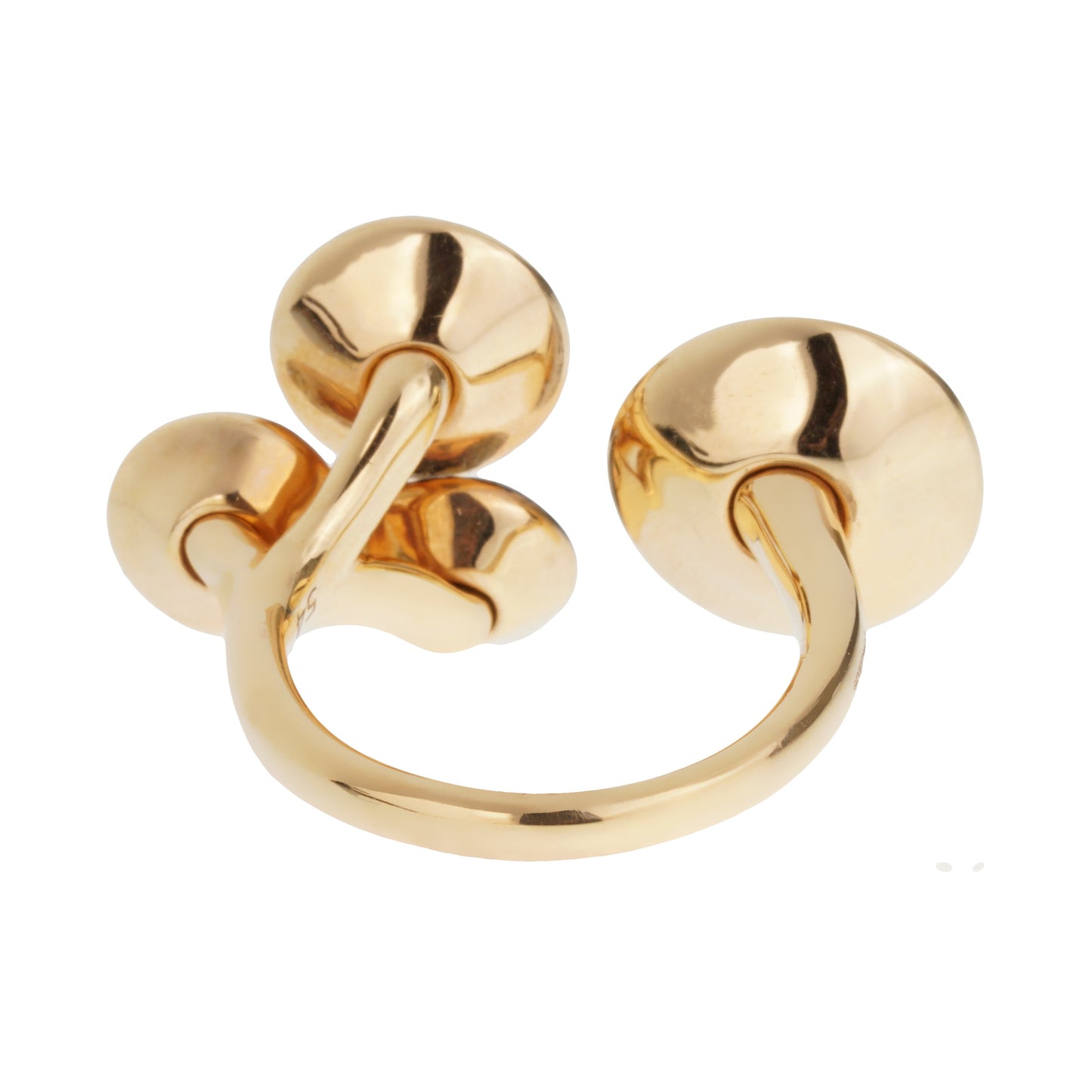 Pothtmellato Sabbia Fancy Diamond 18k Rose Gold Cocktail Ring Sz 6