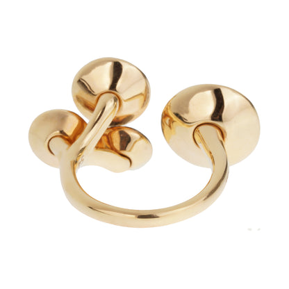 Pothtmellato Sabbia Fancy Diamond 18k Rose Gold Cocktail Ring Sz 6