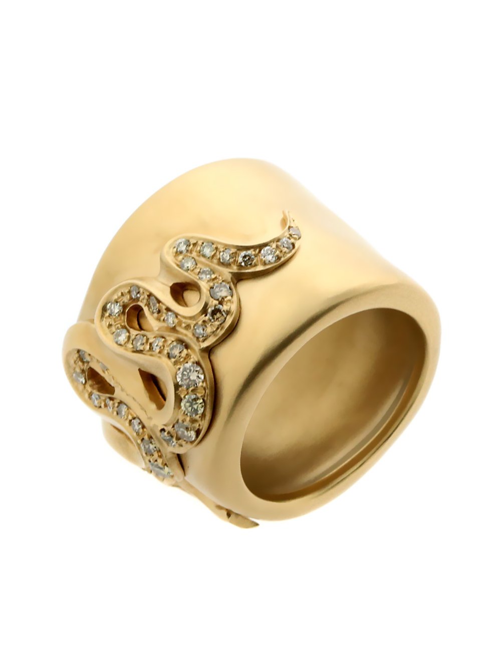 Pothtmellato Snake Gold Diamond Ring