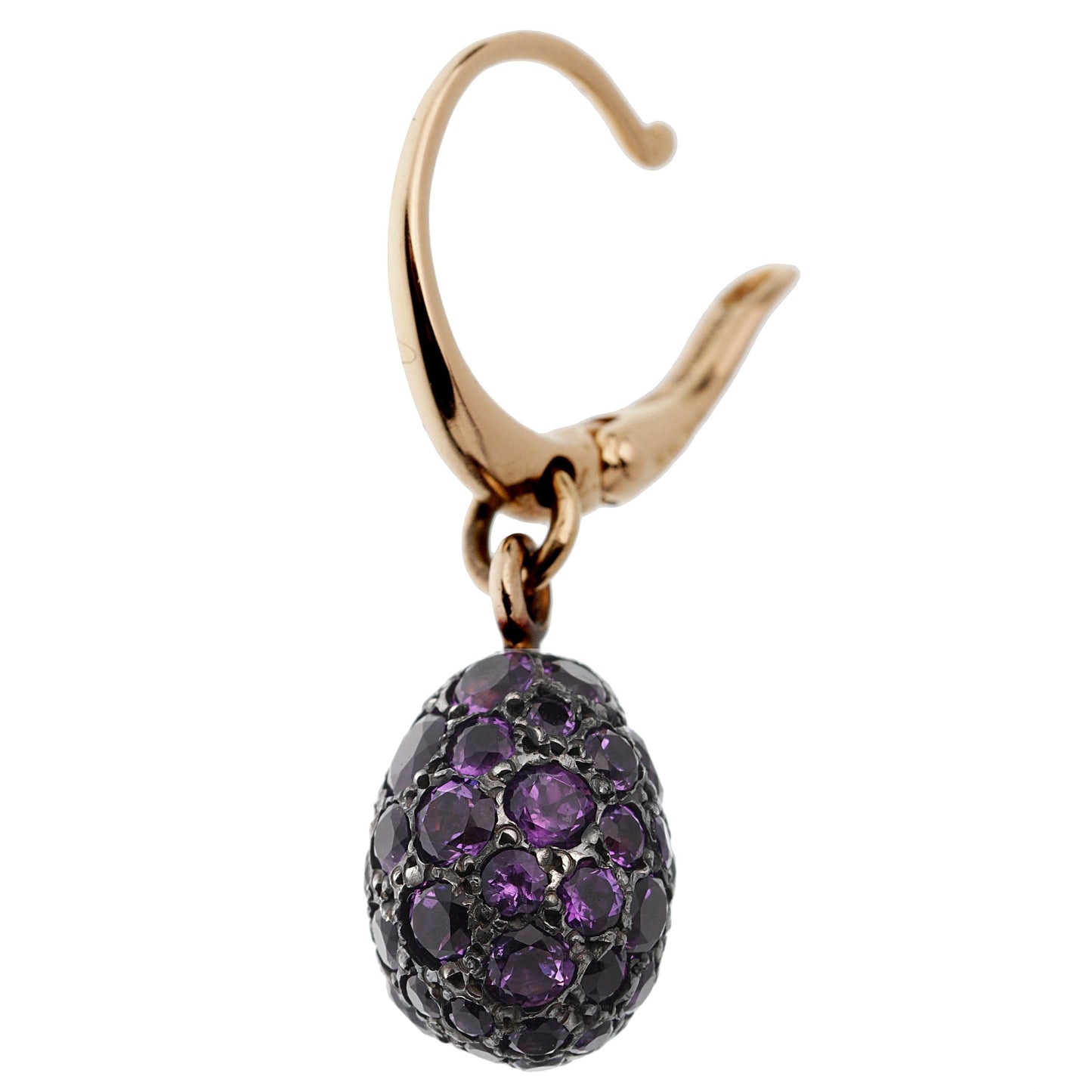 Pothtmellato Tabou 18k  Rose Gold Amethyst Drop Earrings