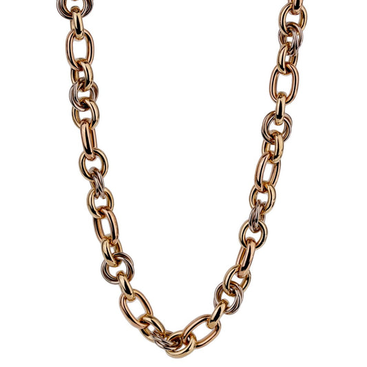 Pothtmellato Tricolor 18k Gold Necklace