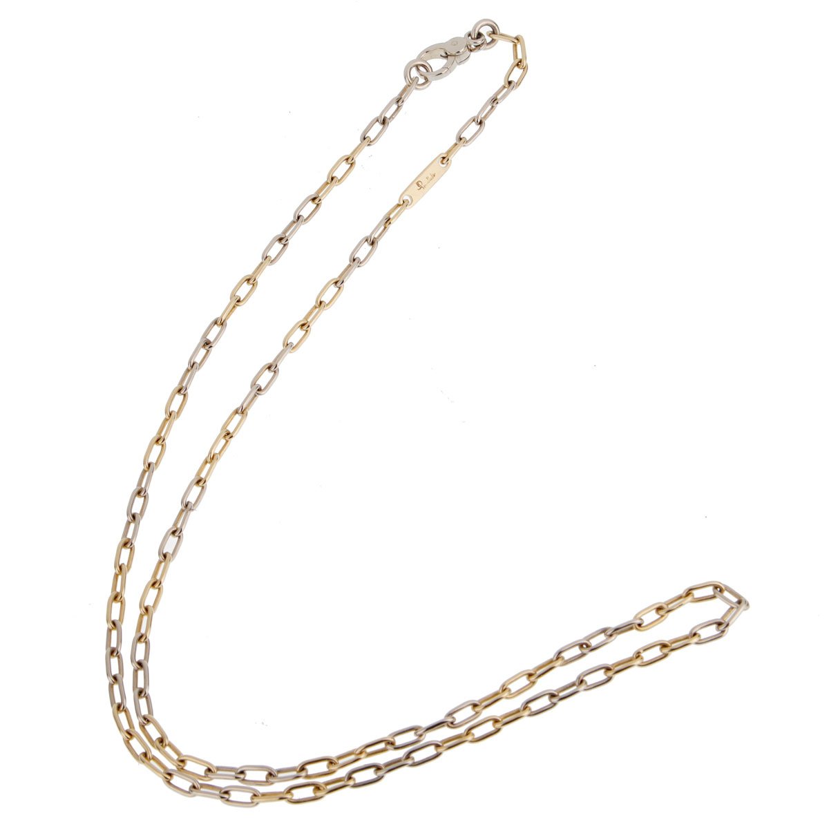 Pothtmellato Two Tone Chain Link Vintage Necklace