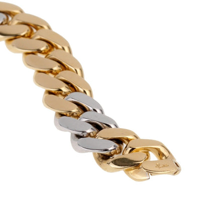 Pothtmellato Two Tone Cuban Link Bracelet