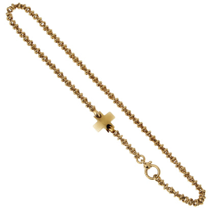 Pothtmellato Vintage Yellow Gold Cross Necklace