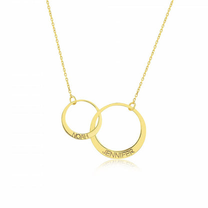 Sterling Silver Engraved Necklace for Mom Family Charm