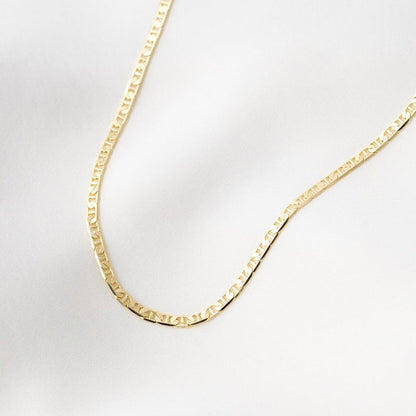 Mariner Chain Gold Link Necklace Classic Jewelry