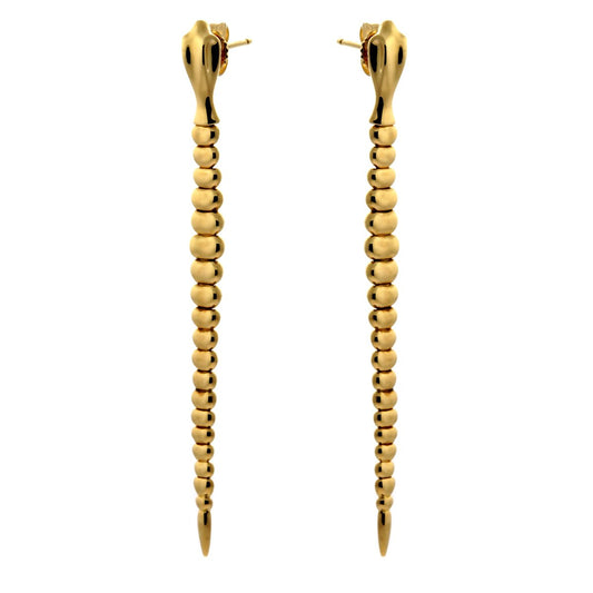 tifthtfany and Co Gold Snake Drop Earrings