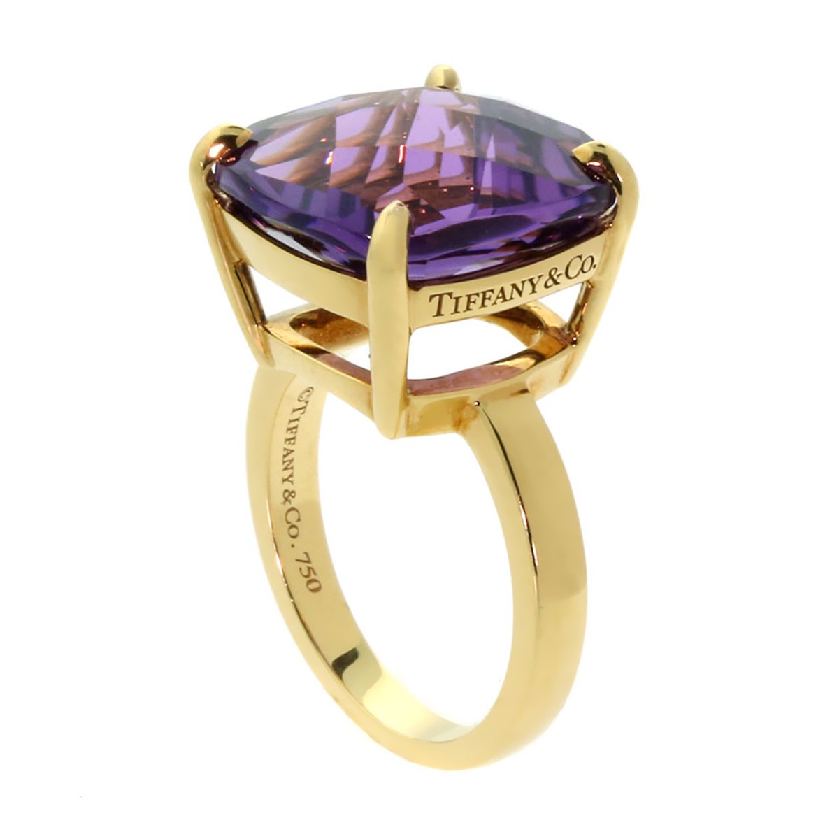 tifthtfany & Co Amethyst Gold Ring