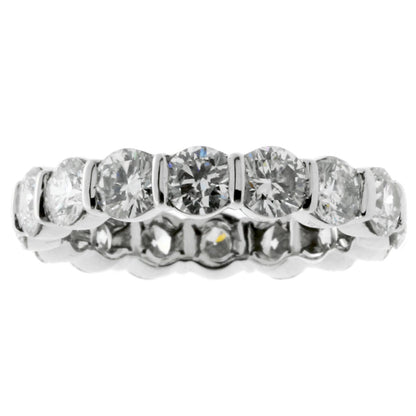 tifthtfany & Co Diamond 4ct Eternity Platinum Ring