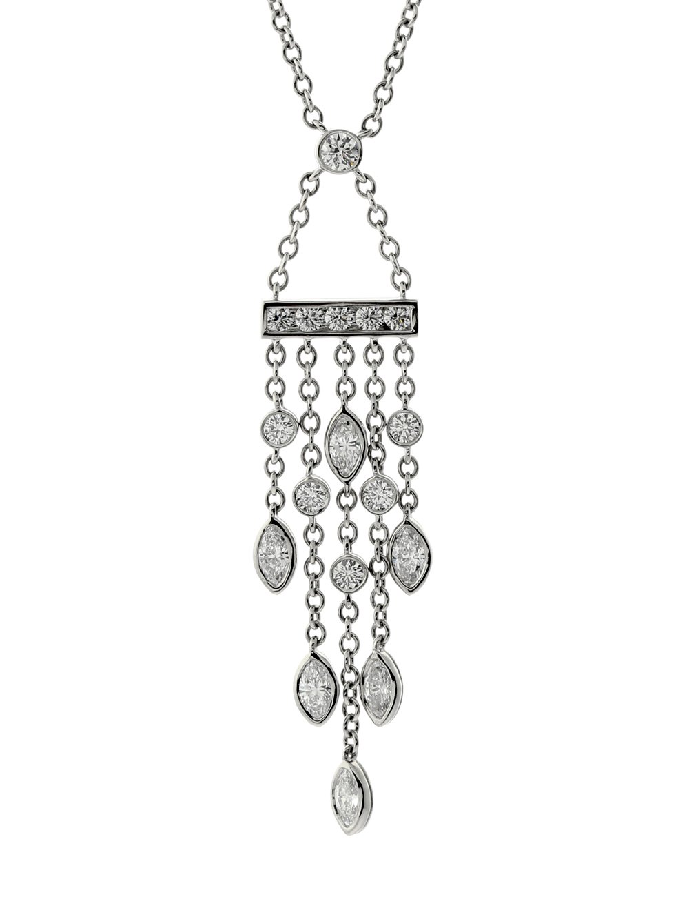 tifthtfany & Co. Diamond Platinum Necklace
