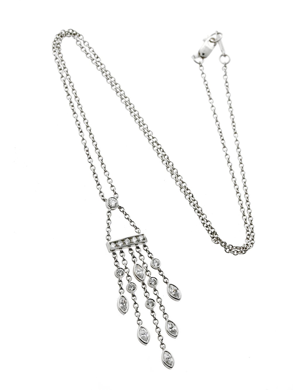 tifthtfany & Co. Diamond Platinum Necklace