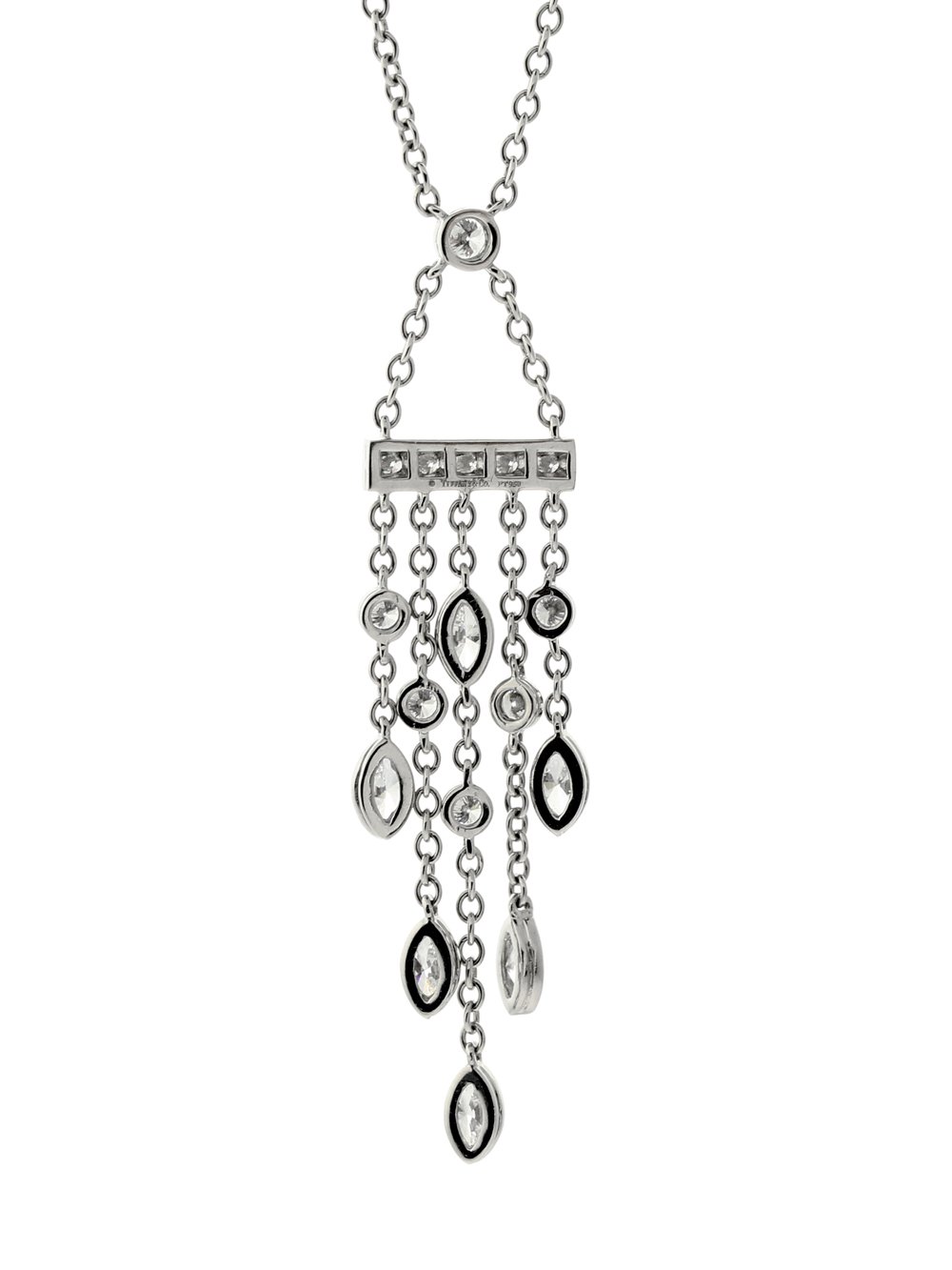 tifthtfany & Co. Diamond Platinum Necklace