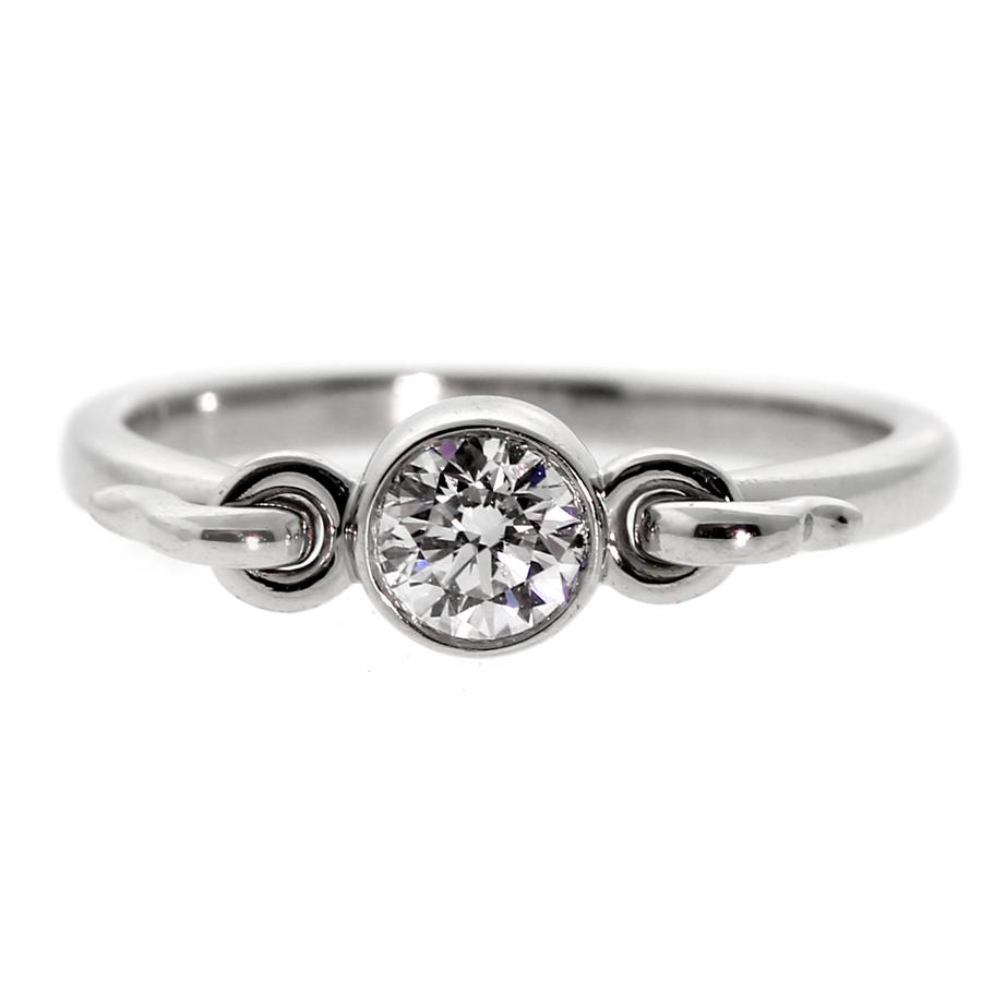 tifthtfany & Co Diamond Solitaire Platinum Ring