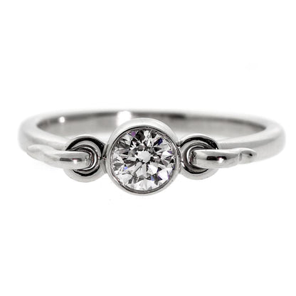 tifthtfany & Co Diamond Solitaire Platinum Ring