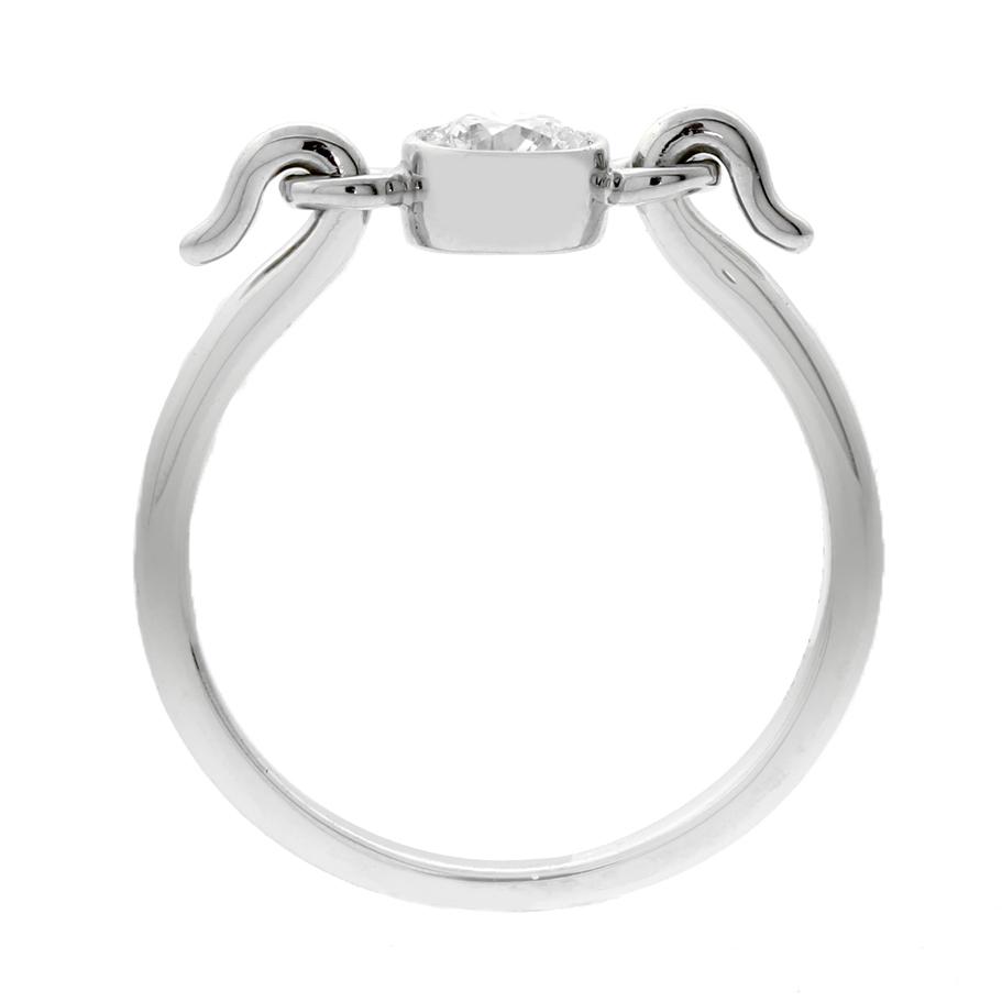 tifthtfany & Co Diamond Solitaire Platinum Ring