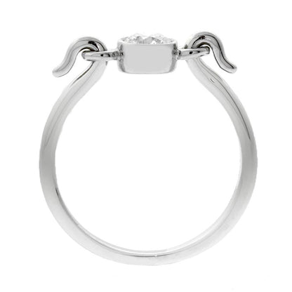 tifthtfany & Co Diamond Solitaire Platinum Ring