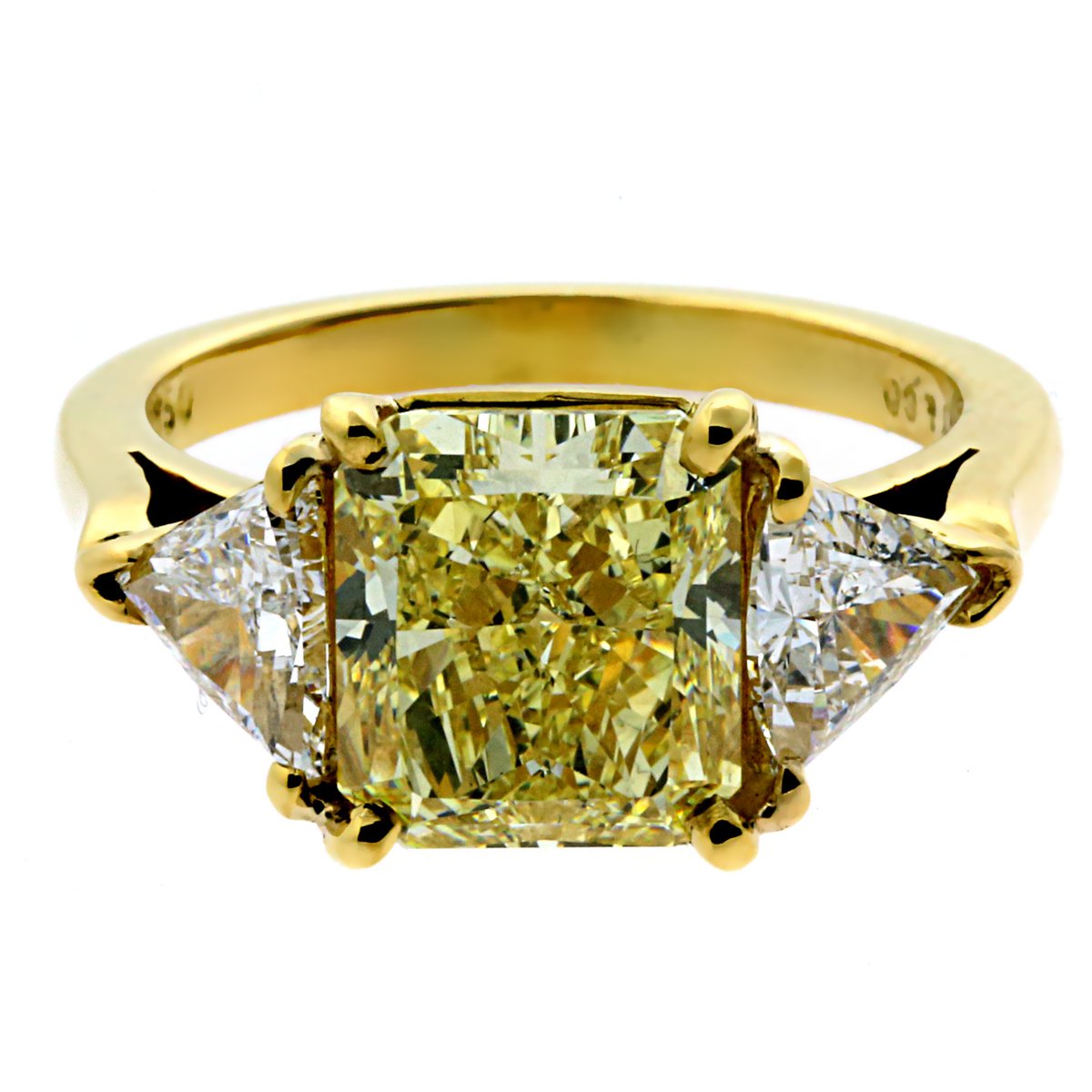 tifthtfany & Co Fancy Intense Yellow Diamond Engagement Ring