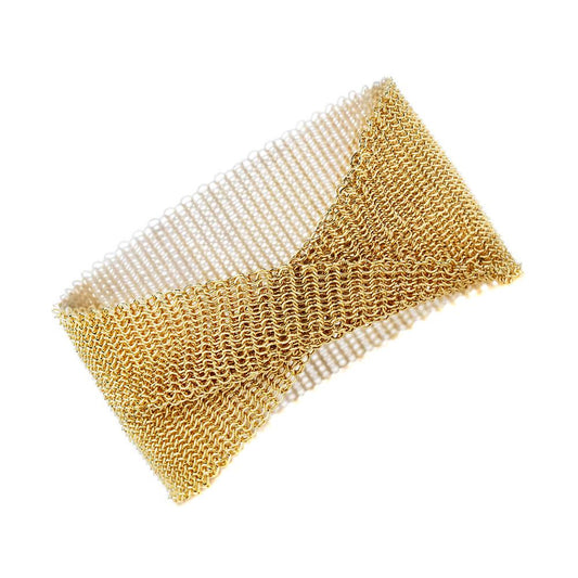 tifthtfany & Co Gold Mesh Bracelet