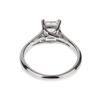 tifthtfany & Co Lucida Cut Diamond Platinum Engagement Ring