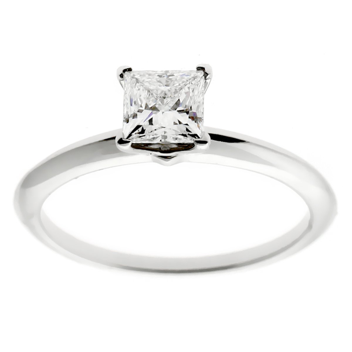 tifthtfany & Co Princess Cut Platinum Diamond Engagement Ring