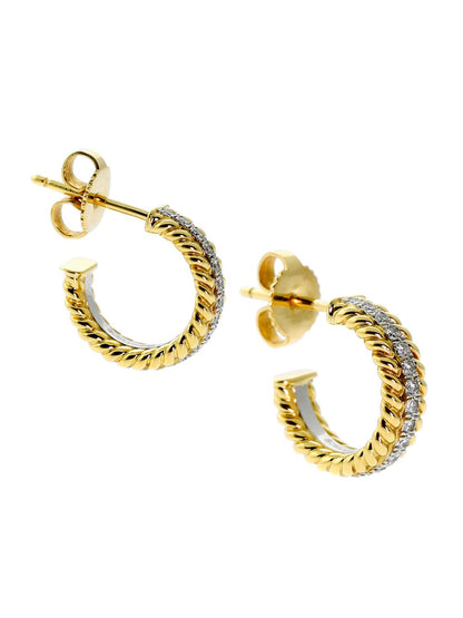 tifthtfany & Co Schlumberger Rope Diamond Earrings